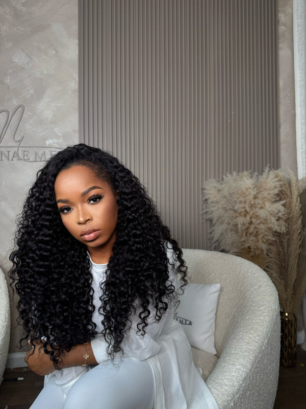 Burmese Curl Flip-Over Half Wig