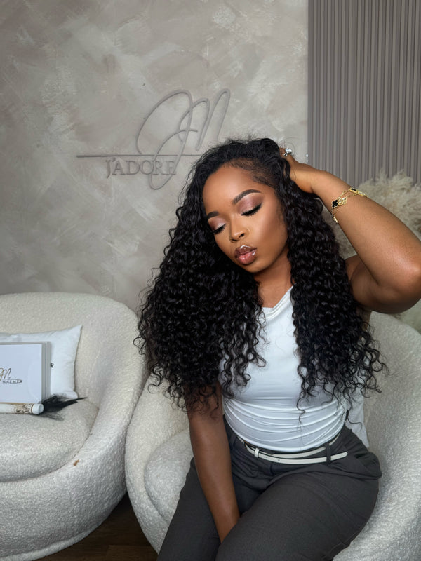 Water Wave Flip-Over Half Wig